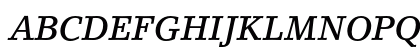 LinoLetter Std Medium Italic Preview