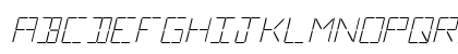 Liquid Crystal Oblique Uppercase Preview