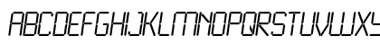 Liquid Crystal Light Italic Uppercase Preview