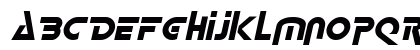 Logash kursiv Uppercase Preview