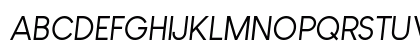 Louis George Cafe Italic Uppercase Preview