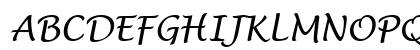 Lucida Handwriting Italic Preview