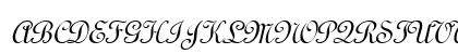 Lucy Italic Uppercase Preview