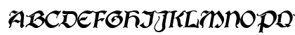 Lunatic Oblique Uppercase Preview
