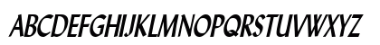 Lynda-Condensed Bold Italic Preview