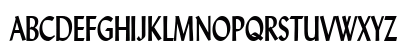 Lynda-Condensed Bold Uppercase Preview