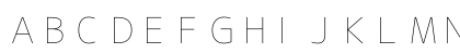 mplus Nerd Font Mono Regular Uppercase Preview