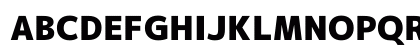 M+ 2p black Regular Uppercase Preview