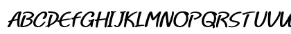 Madame Roi Bold Italic Uppercase Preview