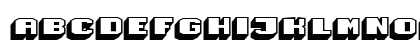 Magia 3D Hollow Uppercase Preview