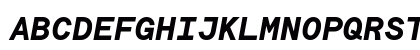 Maison Mono Bold Italic Preview