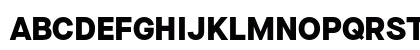 Maison Neue ExtraBold Regular Uppercase Preview