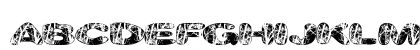 MajorVeins Regular Uppercase Preview
