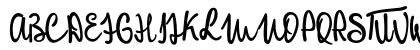 Mandela Script Personal Use Regular Uppercase Preview