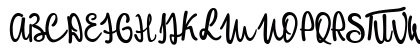 Mandela Script Personal Use Regular Uppercase Preview