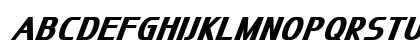 Mangia Bold Italic Uppercase Preview