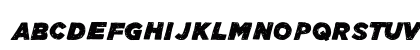 Manhattan Hand Bold Italic Uppercase Preview