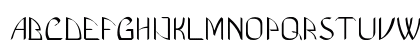Manzega Regular Uppercase Preview
