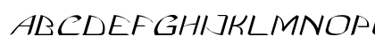 Manzega Extra-expanded Italic Preview