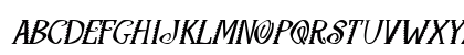 Maraca Bold Italic Uppercase Preview