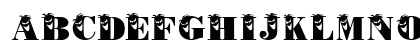 MaskedMenace Regular Uppercase Preview