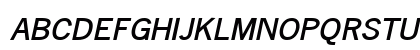 Matterhorn-Extended Bold Italic Preview
