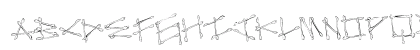 MegaBone Regular Uppercase Preview