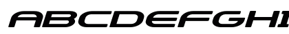 Mercuron Extra-expanded Italic Preview