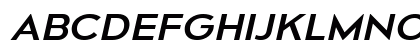 Mesmerize Expanded Italic Uppercase Preview