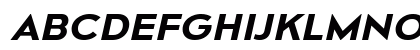 Mesmerize Expanded SemiBold Italic Uppercase Preview