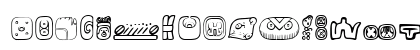 MesoAmerica Dings Four Regular Uppercase Preview