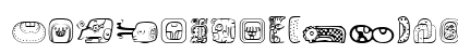 MesoAmerica Dings Three Regular Uppercase Preview