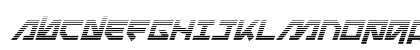 Metal Storm Gradient Italic Italic Uppercase Preview