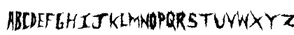 MetalClash Regular Uppercase Preview