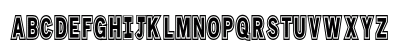 Metro College Condensed Regular Uppercase Preview