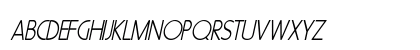 Metro-Condensed Bold Italic Preview