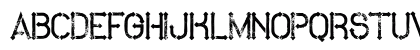 Metro Grunge Regular Uppercase Preview
