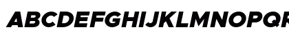 Metropolis Black Italic Preview