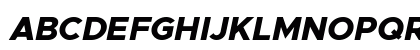Metropolis Extra Bold Italic Preview