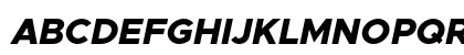 Metropolis Extra Bold Italic Preview