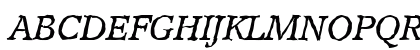 MichaelBeckerAntique Italic Preview