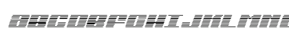 Michigan Gradient Italic Italic Uppercase Preview