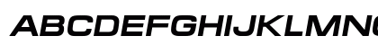 MicroExtendFLF Bold Italic Preview