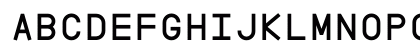 Minimal Mono Bold Uppercase Preview