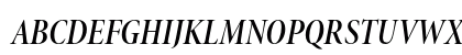 Minion Pro Semibold Cond Italic Display Preview