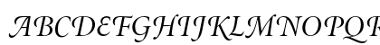 Minion Italic Display Swash Uppercase Preview