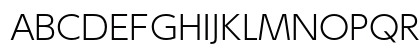 MO ClearTone SG Light Uppercase Preview