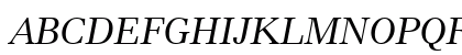 Modern880 BT Italic Preview