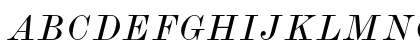 Monotype Modern Std Wide Italic Preview