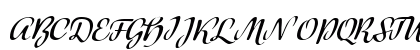 Modeschrift Regular Uppercase Preview